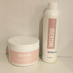 Overtone Rose Gold for Brown Hair Healthy Color Duo